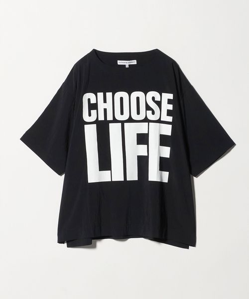KATHARINE HAMNETT/＜KATHARINE HAMNETT＞SLOGAN BIG TEE/スローガン ビック Tシャツ/Tシャツ / カットソー