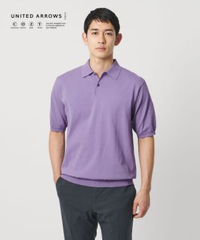 UNITED ARROWS/ショートスリーブ ニットポロシャツ UA COZY ウォッシャブル 抗菌防臭/ニット / セーター