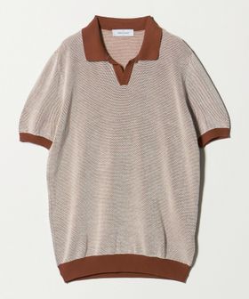 Gran Sasso/＜Gran Sasso＞バーズアイ スキッパーニット/ニット / セーター