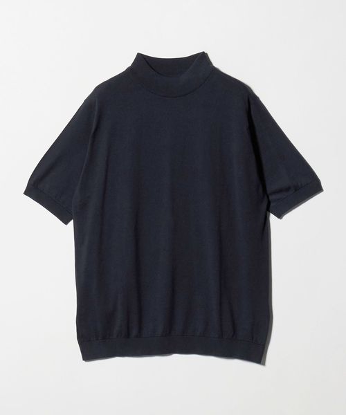 JOHN SMEDLEY/＜JOHN SMEDLEY＞ARBER/モックネック ショートスリーブ ニットＴシャツ/ニット / セーター