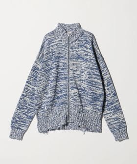 MARNI/＜MARNI＞コットン メランジ ダメージ ジップニット/カーディガン / ボレロ