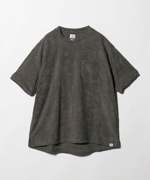 ORIGINAL Charcoal/＜ORIGINAL Charcoal＞×＜THING FABRICS＞パイル Tシャツ/Tシャツ / カットソー