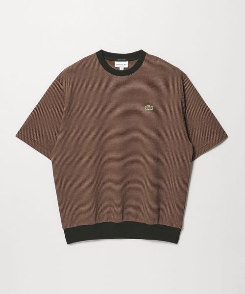 LACOSTE/【別注】＜LACOSTE＞ボーダー クルーネック  Tシャツ/Tシャツ / カットソー