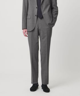 UNITED ARROWS/トロピカル ノープリーツ スラックス COMFORT EASY‐MODEL 2WAYストレッチ 撥水/セットアップ パンツ