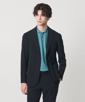 UNITED ARROWS/シアサッカー シングル 3ボタン テーラードジャケット COMFORT EASY‐MODEL ストレッチ/セットアップ ジャケット