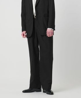 District/＜District＞ウォッシュド トロピカルウール 2プリーツ ワイドパンツ/スラックス