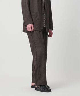 District/＜District＞ウォッシュド トロピカルウール 2プリーツ ワイドパンツ/スラックス