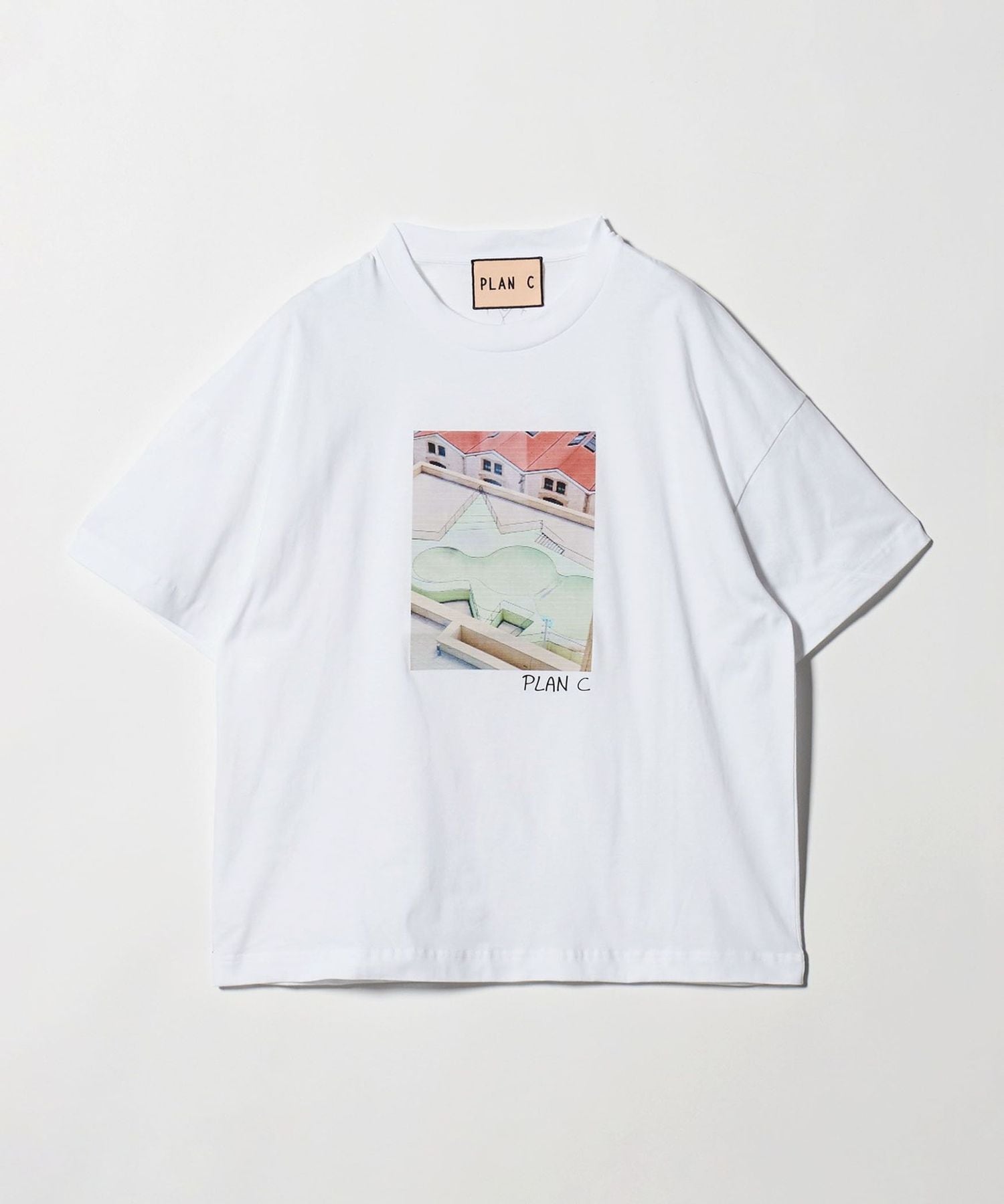 PLAN C＞プリント Tシャツ