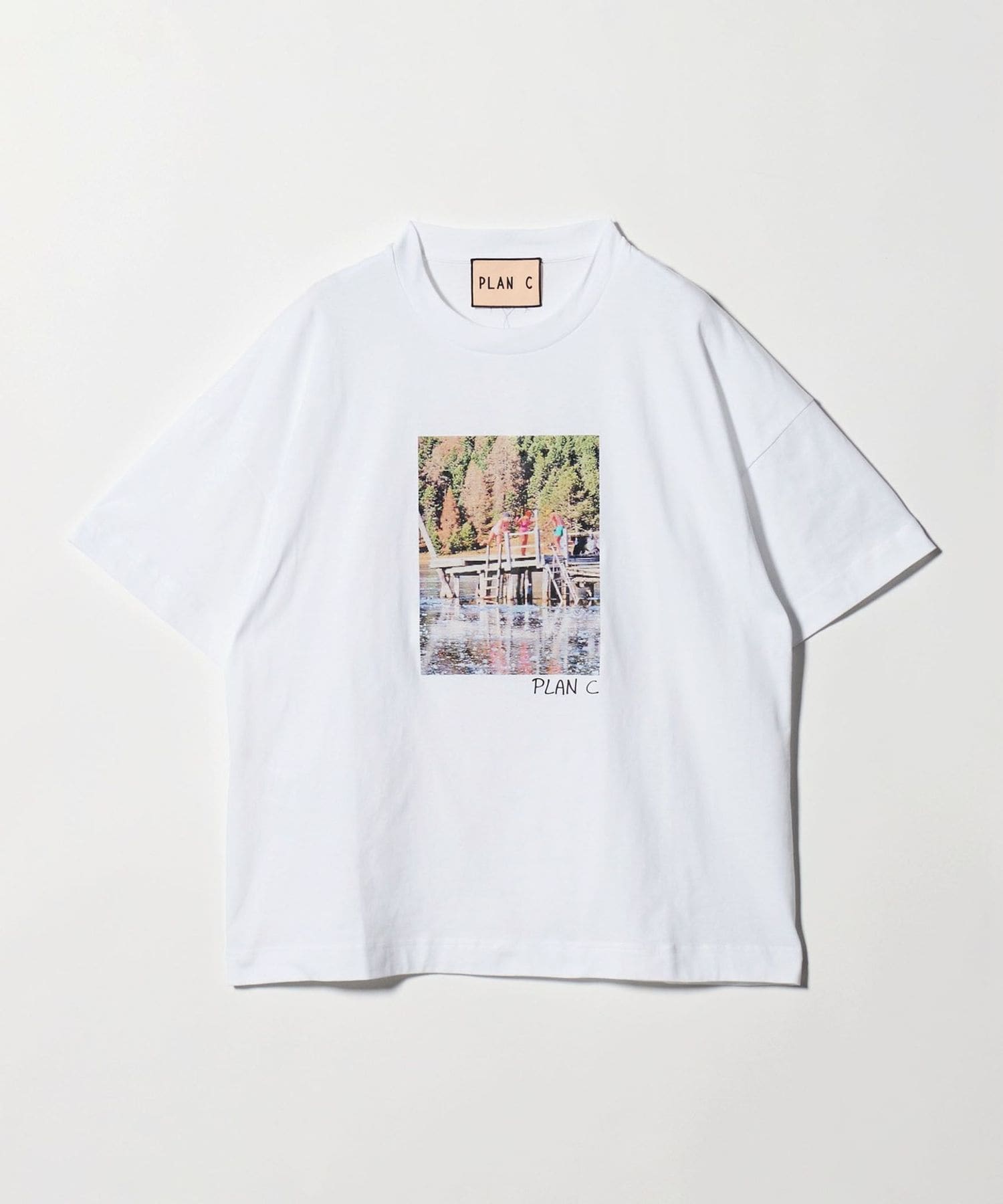 planC プランシー 半袖Tシャツ カロリーナセルフポートレート PLAN C＞プリント Tシャツ
