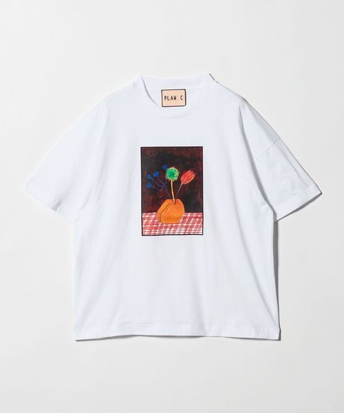 PLAN C/＜PLAN C＞プリント Tシャツ/Tシャツ / カットソー