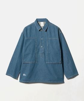FreshService/＜FreshService＞DENIM PULLOVER SHIRT FADE INDIGO/デニム プルオーバー/シャツ / ブラウス