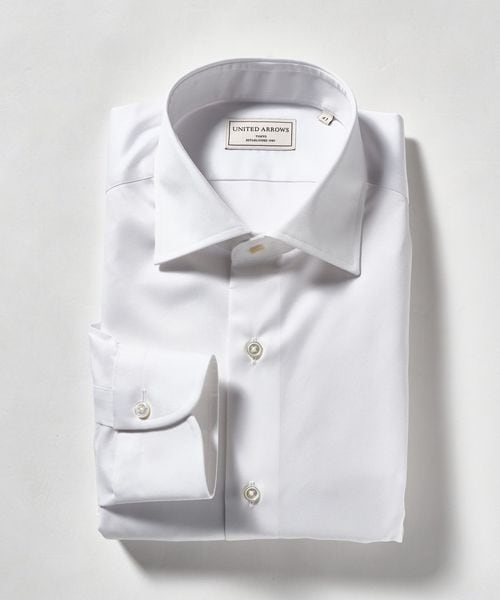 UNITED ARROWS/イージーケア AG ツイル セミワイドカラーシャツ  抗菌防臭/シャツ / ブラウス