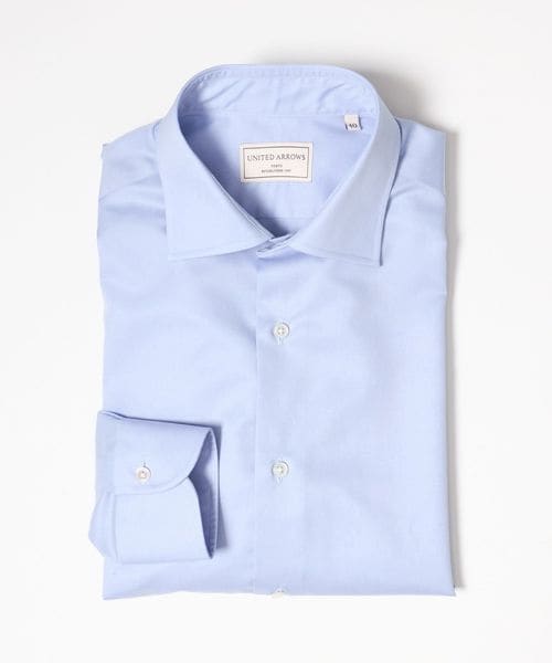 UNITED ARROWS/イージーケア AG ツイル セミワイドカラーシャツ  抗菌防臭/シャツ / ブラウス