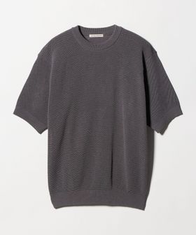 UNITED ARROWS/シャーリーカーン バーズアイ ショートスリーブ クルーネック ニット/ニット / セーター
