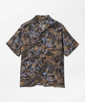 FILL THE BILL/＜FILL THE BILL＞MARBLE OPENCOLLAR SHIRT/オープンカラー シャツ/シャツ / ブラウス