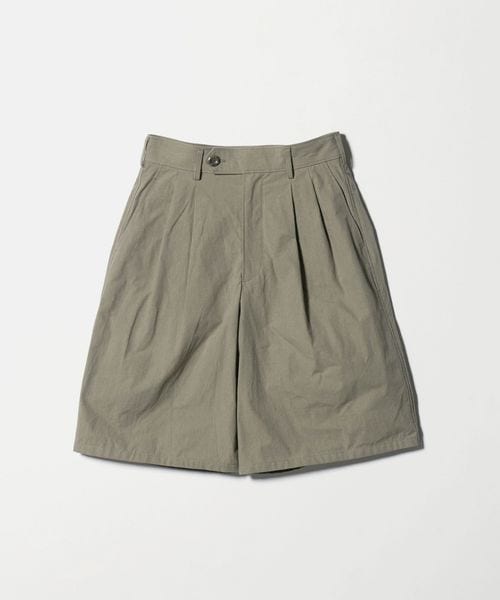 THE RERACS/＜THE RERACS＞WIDE SHORT TUCK PANTS/ワイド ショート タックパンツ/ショート / ハーフパンツ