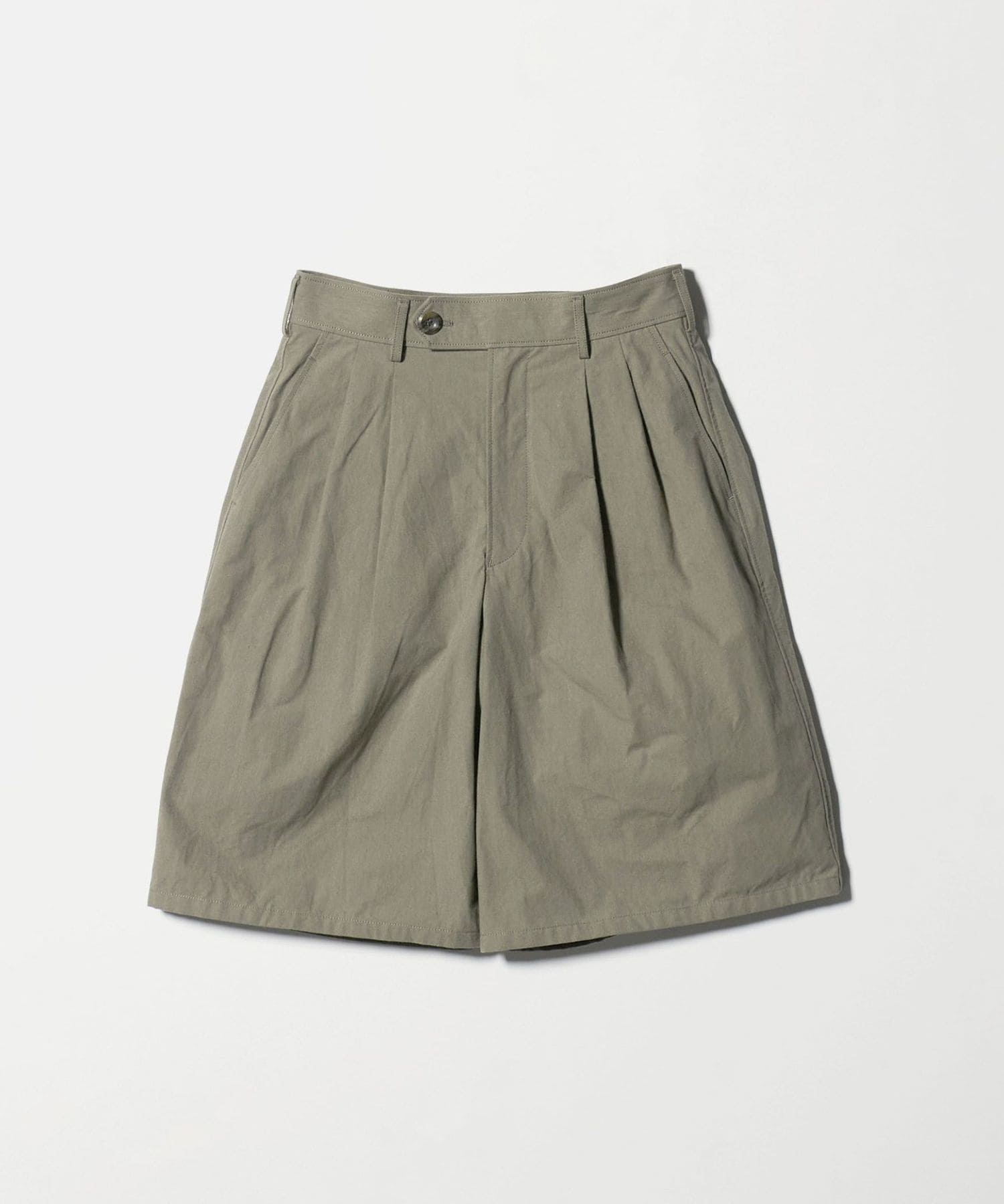 THE RERACS＞WIDE SHORT TUCK PANTS/ワイド ショート タックパンツ