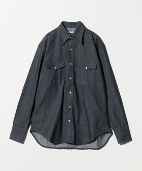 HUSBANDS/＜HUSBANDS＞WESTERN SHIRT SELVEDGE DENIM RAW/ウエスタンシャツ/シャツ / ブラウス