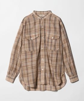 Camoshita/＜Camoshita＞チェック バンドカラー シャツ/シャツ / ブラウス