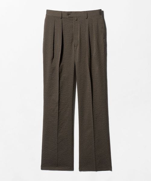NEAT/＜NEAT＞SEERSUCKER WIDE/シアサッカー ワイド スラックス/スラックス