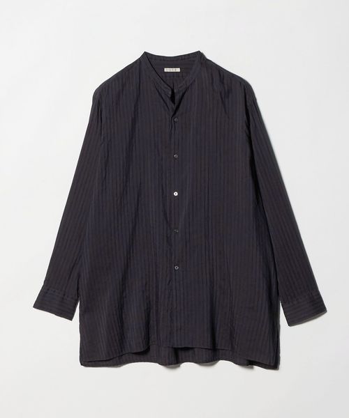 HEUGN/＜HEUGN＞MORRIS/ジャガード バンドカラー シャツ/シャツ / ブラウス