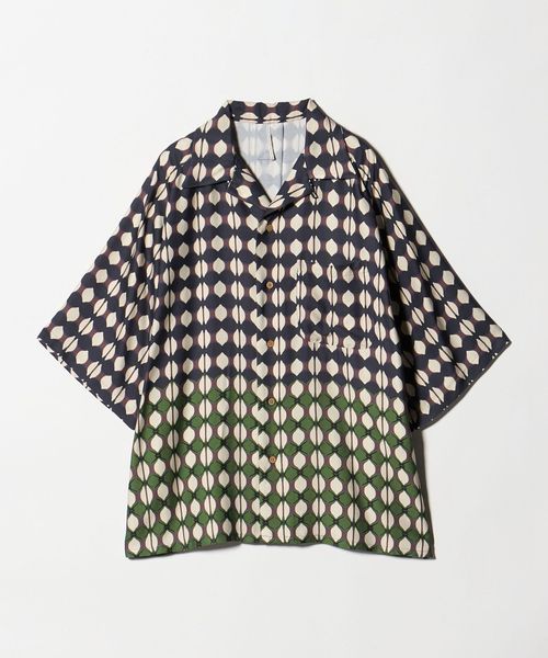 m's braque/＜m’s braque＞RAGLAN SLEEVE ALOHA SHIRT/プリント アロハシャツ/シャツ / ブラウス