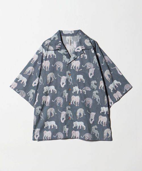 m's braque/＜m’s braque＞RAGLAN SLEEVE ALOHA SHIRT/プリント アロハシャツ/シャツ / ブラウス