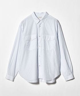 The CLASIK/＜The CLASIK＞ストライプ ダブルポケット シャツ/シャツ / ブラウス