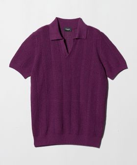 Drumohr/＜Drumohr＞ジャガード ニットスキッパー ポロシャツ/ポロシャツ