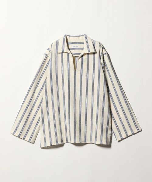 Salvatore Piccolo/＜Salvatore Piccolo＞ストライプ プルオーバー シャツ/シャツ / ブラウス