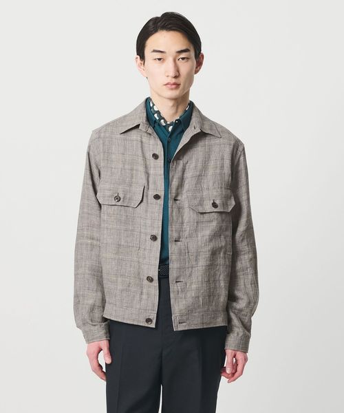 SOVEREIGN/＜SOVEREIGN＞リネン シャツ ブルゾン/シャツ / ブラウス