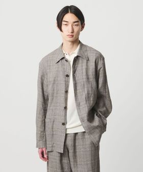 SOVEREIGN/＜SOVEREIGN＞リネン シャツ カバーオール/カバ―オール