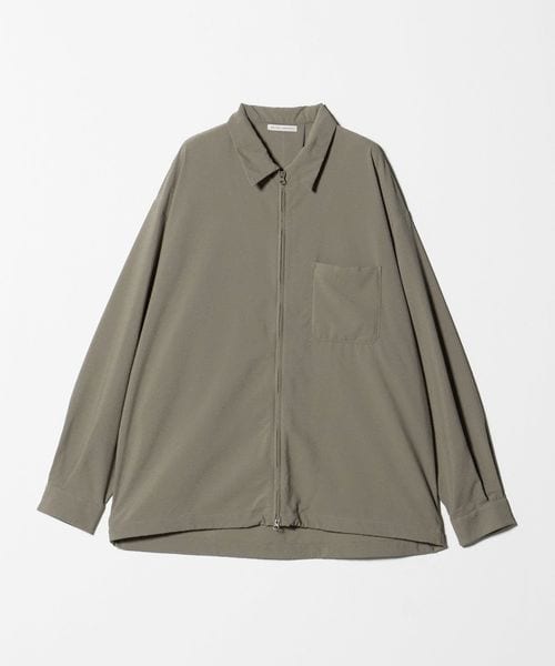 UNITED ARROWS/DotAir ドットエア サッカー ジップ シャツ　吸水速乾/シャツ / ブラウス