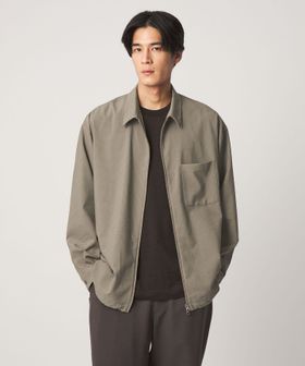 UNITED ARROWS/DotAir ドットエア サッカー ジップ シャツ　吸水速乾/シャツ / ブラウス