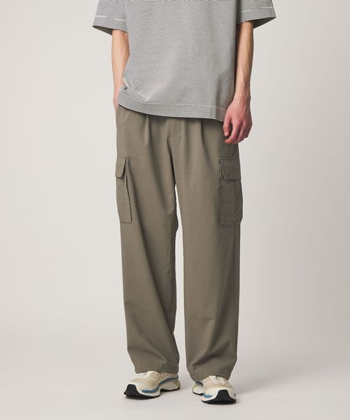 UNITED ARROWS/DotAir ドットエア サッカー カーゴイージーパンツ　吸水速乾/カーゴパンツ