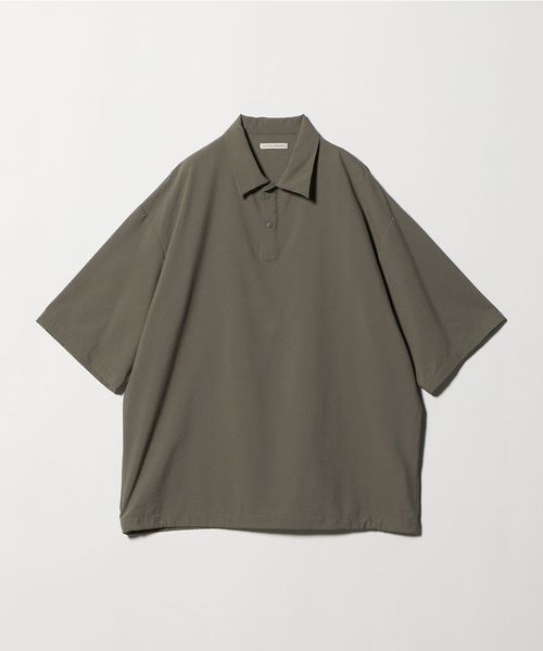 UNITED ARROWS/DotAir ドットエア サッカー ヘムコード ポロシャツ　吸水速乾/ポロシャツ