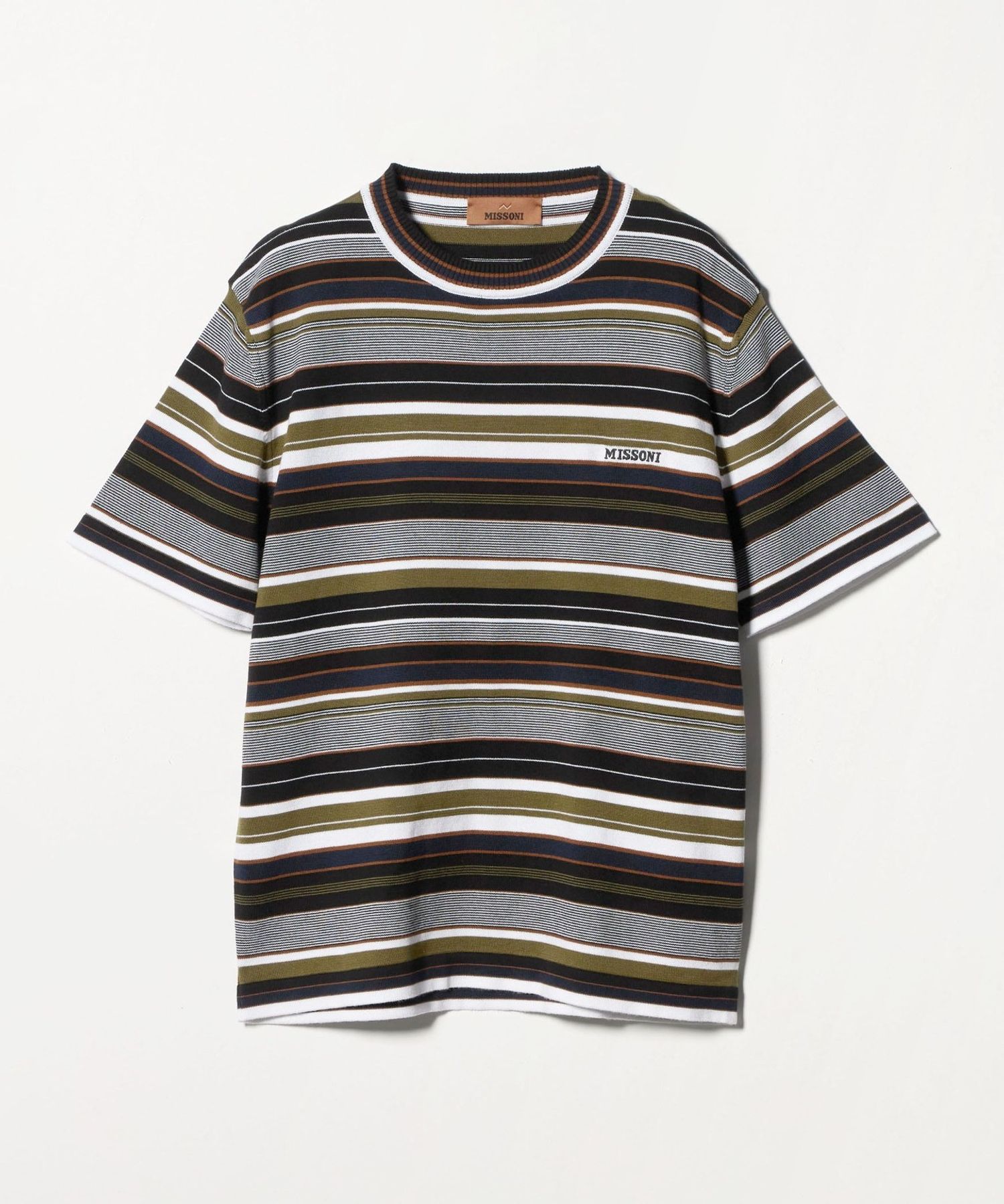 MISSONI カットソー ポロシャツ MISSONI＞ボーダー ポロシャツ