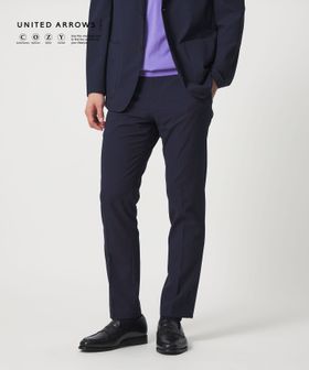 UNITED ARROWS/ライトサッカー ノープリーツ テーパードパンツ UA COZY ウォッシャブル 2WAYストレッチ/セットアップ パンツ