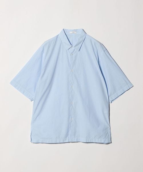 ATON/＜ATON＞OVERSIZED HALF SLEEVE SHIRT/オーバーサイズ ハーフスリーブ シャツ/シャツ / ブラウス