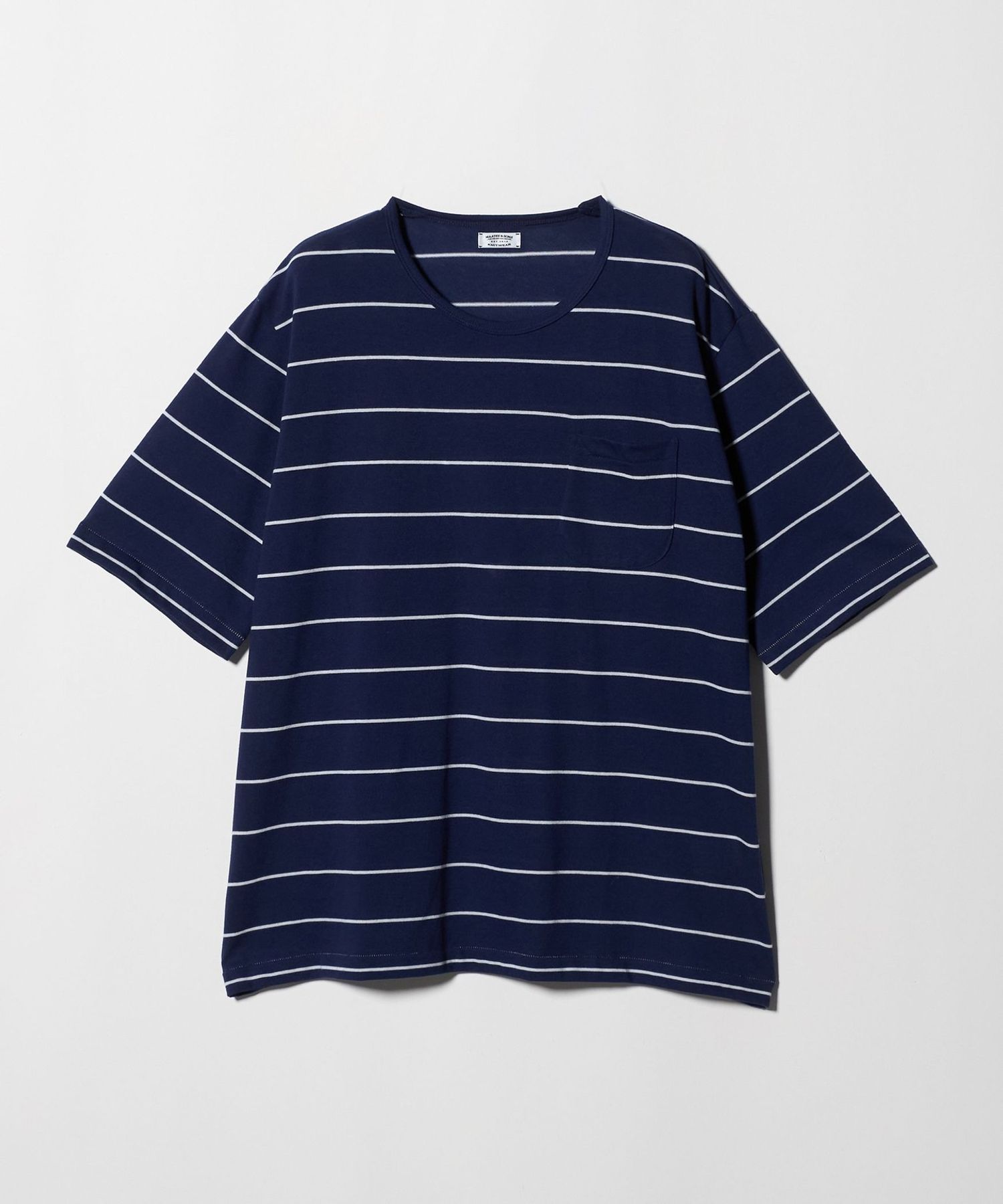 トップス MAATEE&SONS / L/S BORDER TEE WOLF MAATEE&SONS＞S/S BORDER POCKET TEE WOLF/ボーダー ポケットTシャツ
