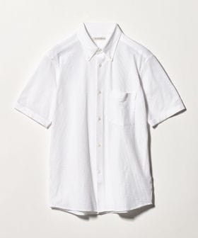 UNITED ARROWS/シアサッカー ショートスリーブ ボタンダウン シャツ COMFORT EASY―MODEL 抗菌防臭/シャツ / ブラウス
