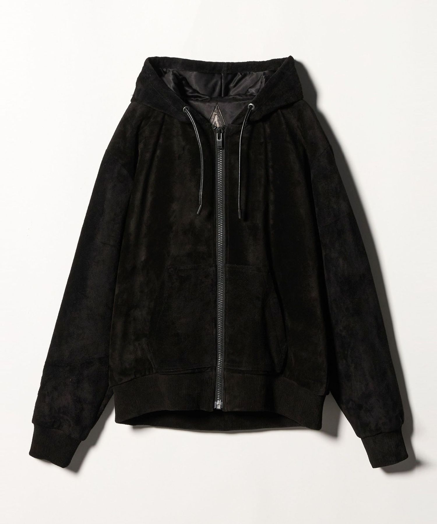 ユナイテッドアローズ　東家商店　ジップフーディー A LEATHER＞ZIP HOODIE/ジップ フーディー