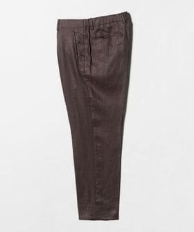 UNITED ARROWS/リネン ツイル １プリーツ リラックス テーパード イージースラックス/スラックス
