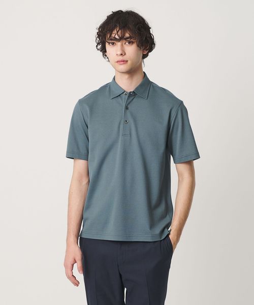 UNITED ARROWS/カノコ ワンピースカラー ポロシャツ COMFORT EASY―MODEL 抗菌防臭/ポロシャツ