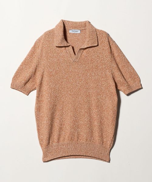 Gran Sasso/＜Gran Sasso＞メランジ スキッパーニット/ニット / セーター