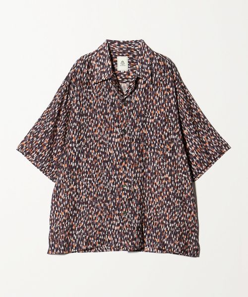 mando/＜mando＞プリント オープンカラーシャツ/シャツ / ブラウス