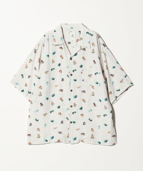 mando/＜mando＞キャンディー プリント オープンカラーシャツ/シャツ / ブラウス