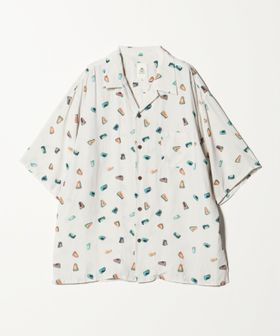 mando/＜mando＞キャンディー プリント オープンカラーシャツ/シャツ / ブラウス