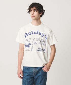 HOLIDAY BOILEAU/【別注】＜HOLIDAY BOILEAU＞クリーニング サービス プリント Tシャツ/Tシャツ / カットソー