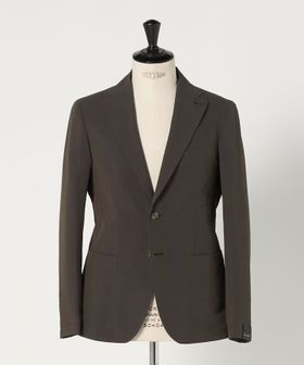 TAGLIATORE/＜TAGLIATORE＞ ブラウン シアサッカー シングル 2ボタン テーラードジャケット/セットアップ ジャケット